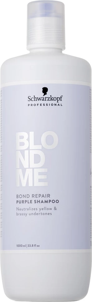 Shampon për femra Schwarzkopf Professional BlondMe Bond Repair Purple Purple Neutralizing, 1000ml