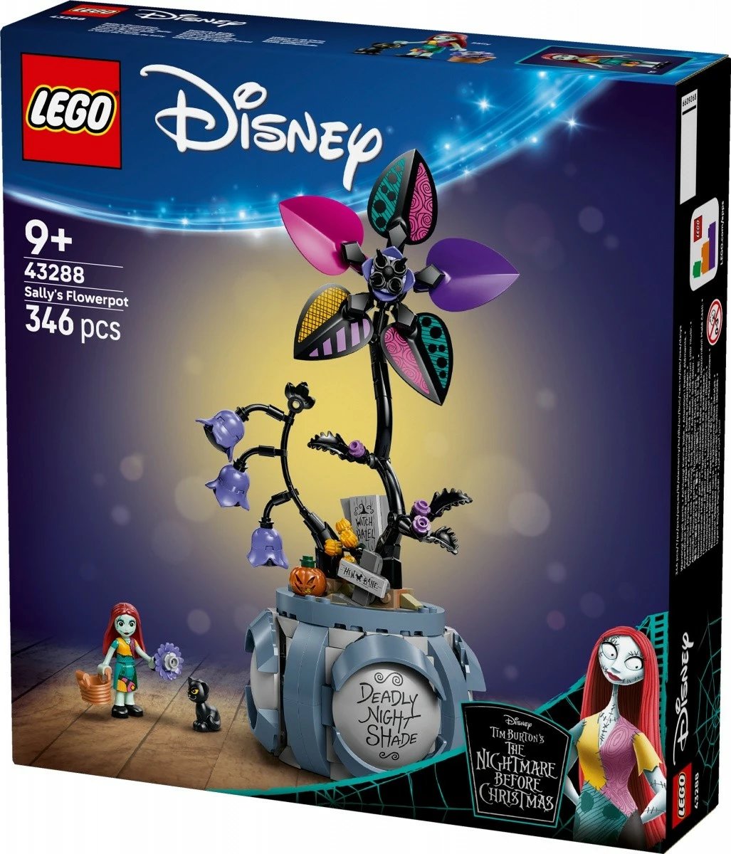 Set ndërtimi LEGO Disney Sally Flowerpot 43288, 346 copë, 9+ vjeç, shumëngjyrëshe