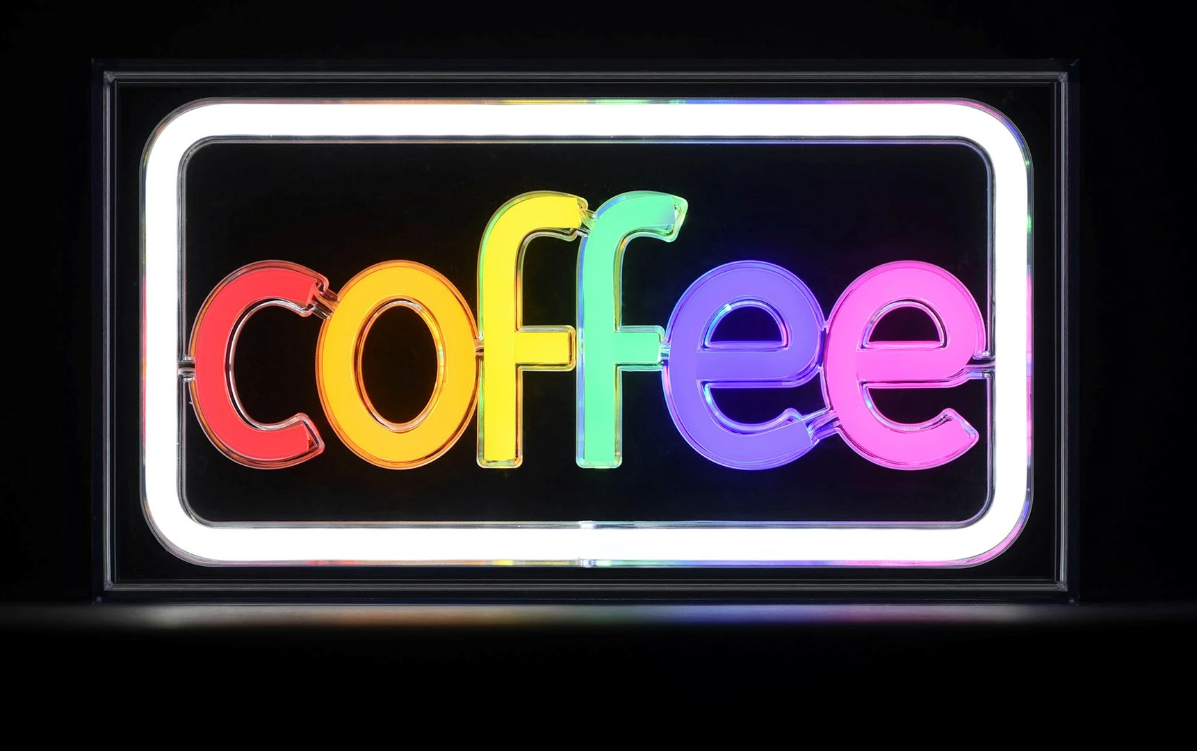 Neon LED Activejet AJE-NEON COFFEE, Multikolor