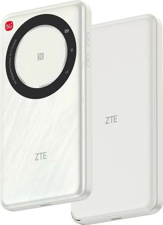 Router mobil ZTE U30 Air 5G, Wi-Fi 6, bateri 4500mAh, bardhë
