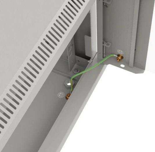 Kasë rrjeti Lanberg WF03-5309-10S, 9U, 19", montim në mur, derë xhami, gri