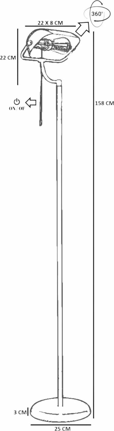 Llambë dyshemeje Opviq, portokalli, 8964-4