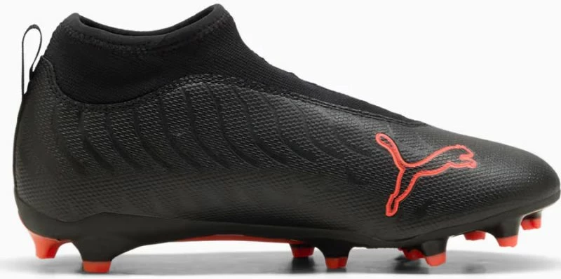 Atlete futbolli për fëmijë Puma Ultra 6 Match+LL Jr FG/MG, të zeza