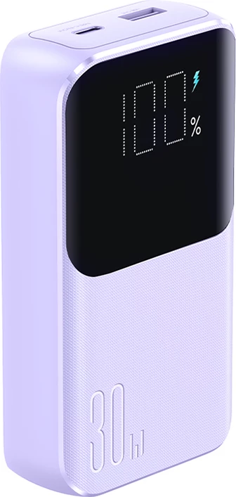 Powerbank Joyroom JR-PBC06, 10000mAh, 30W, me kabllo USB-C/Lightning të integruara, vjollcë