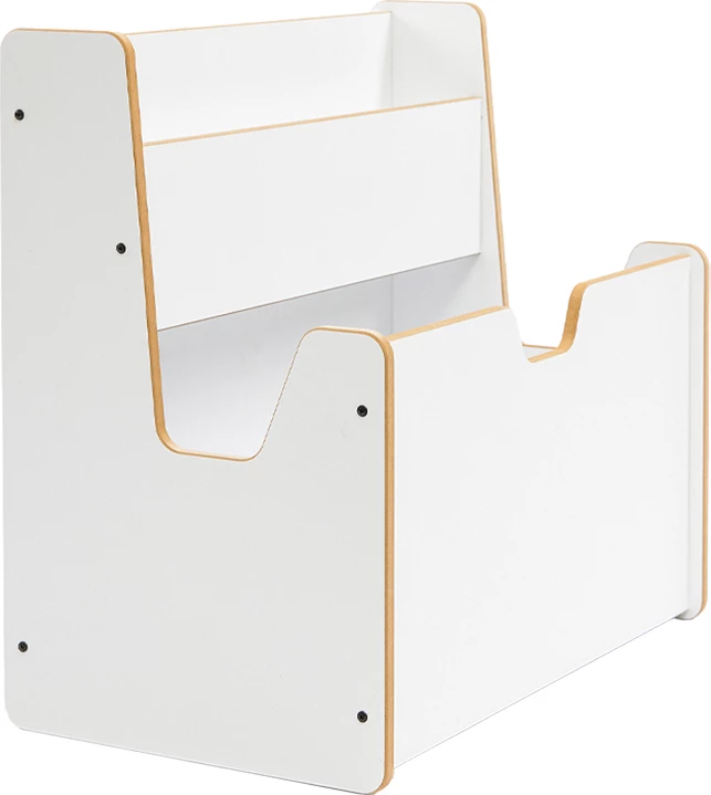 Raft për organizim, ngjyrë e bardhë, MDF, 57x34x55 cm