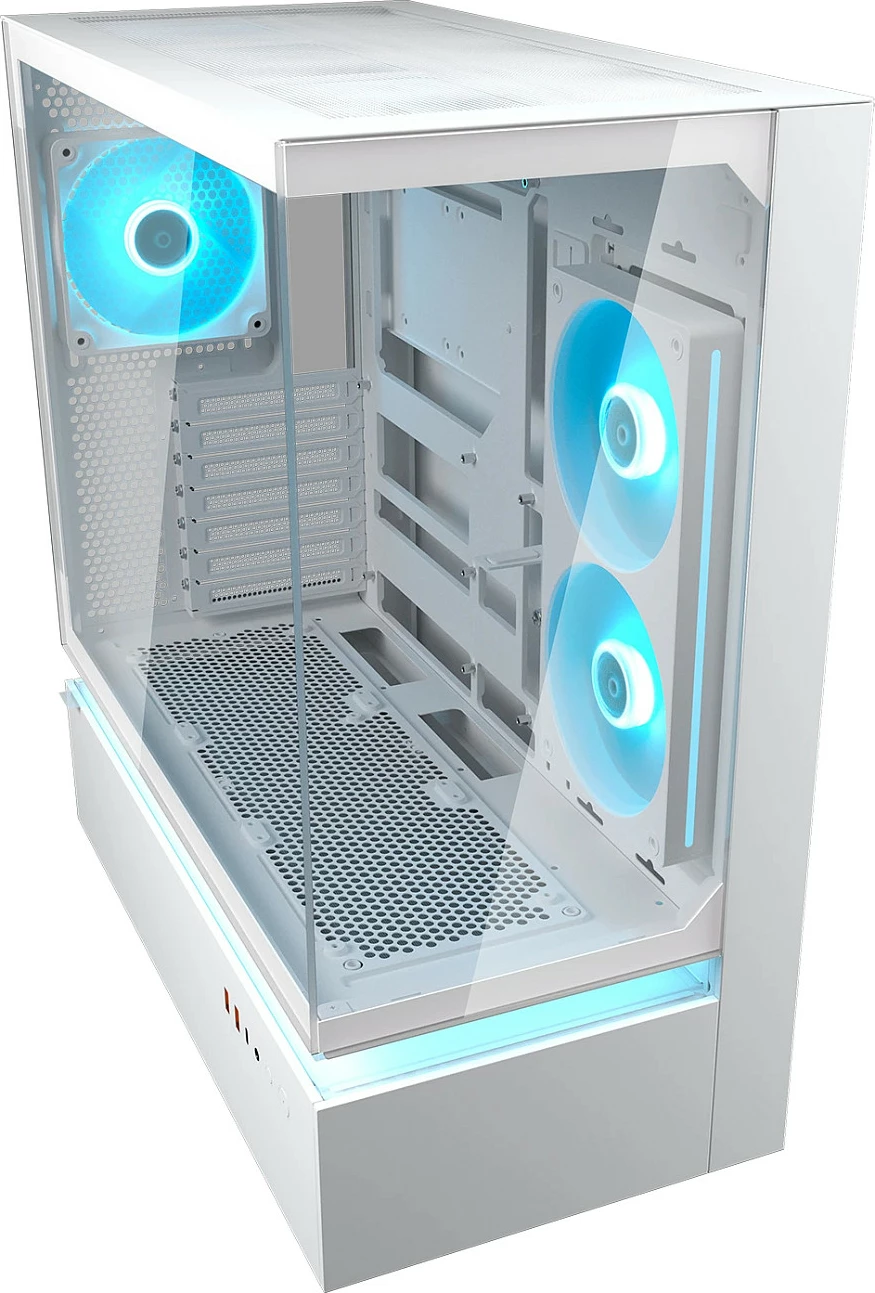 Kasë Cougar CFV235 Midi Tower, ARGB, Tempered Glass, ATX/micro ATX/Mini-ITX, e bardhë
