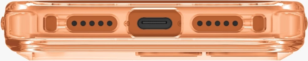 Mbështjellës UNIQ LifePro Xtreme Magclick Charging për iPhone 17 Pro, MagSafe, TPU/PC, portokalli