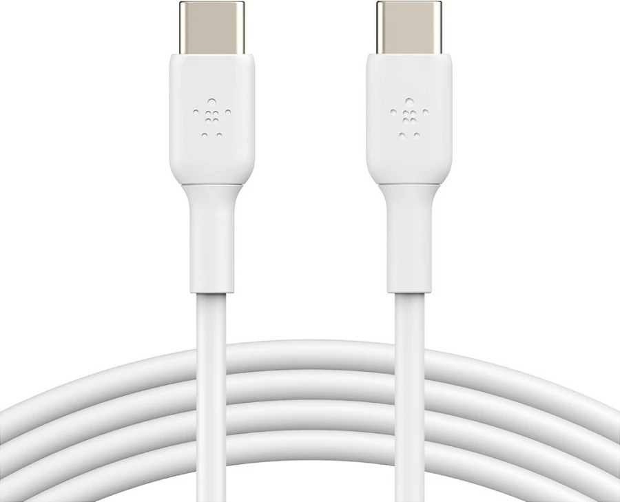 Kabëll Belkin CAB003BT1MWH, 1 m, USB C, USB C, Bardhë