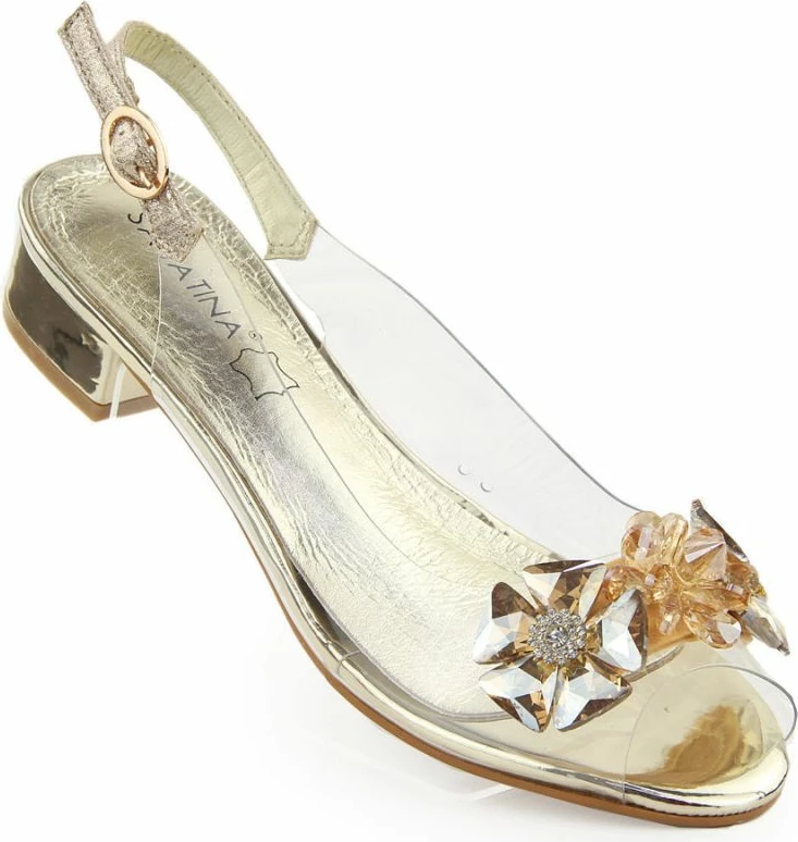 Sandale të mbyllura për femra Sabatina, bezhë