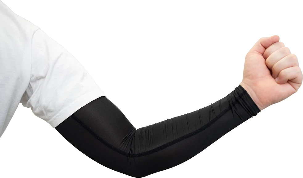 Mëngë kompresioni për krah UVI Arm Sleeve, madhësi M, e zezë, 2 copë