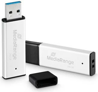 USB stick MediaRange 256GB USB 3.0 alu