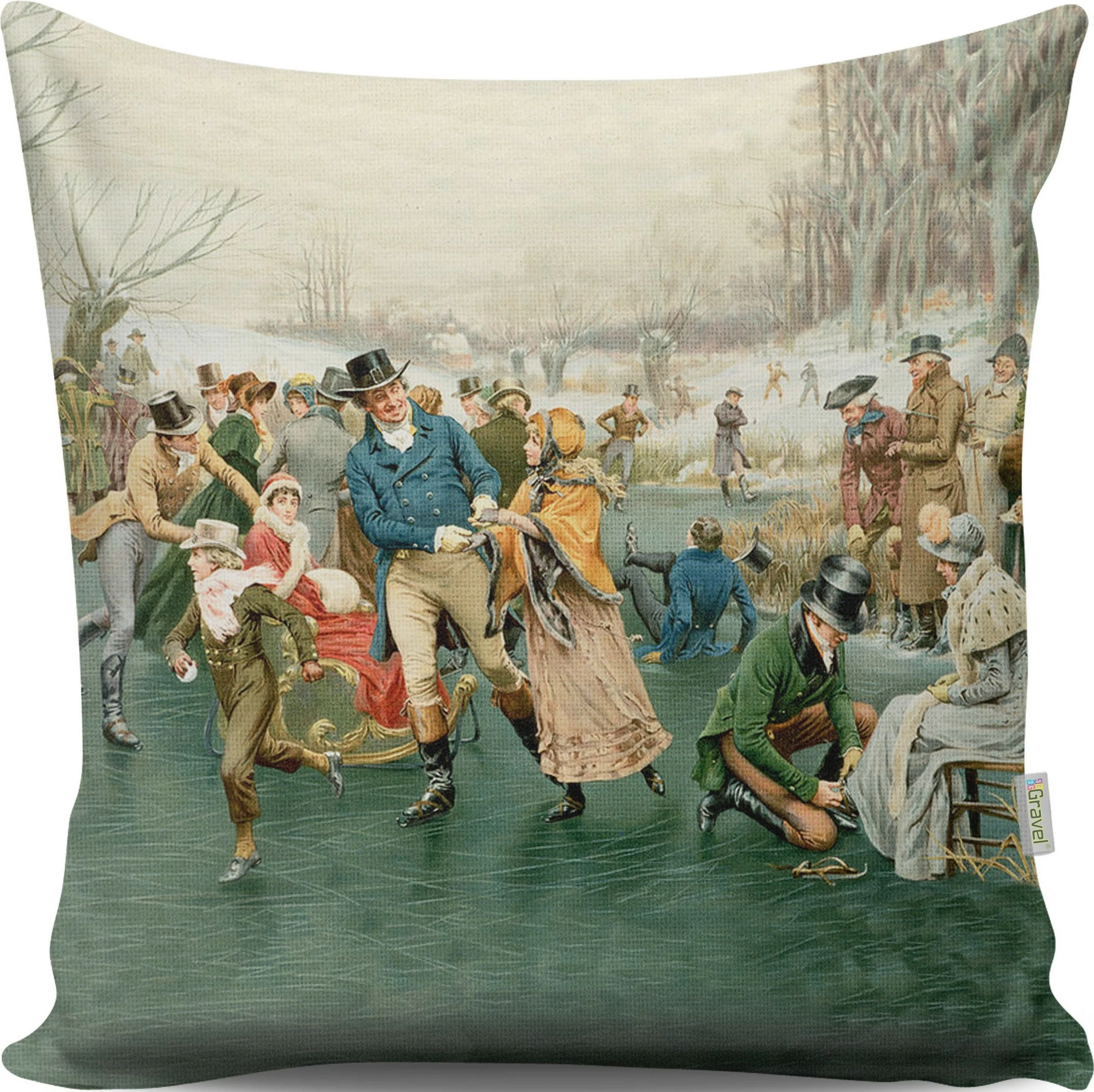 Jastëk Aberto Design, A13029, shumëngjyrësh, 43x43cm