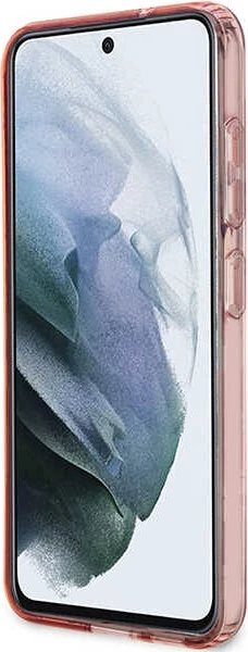 Mbështjellës Guess GUHCS23MHCFWSP për Samsung Galaxy S23+, Flower Collection, Rozë