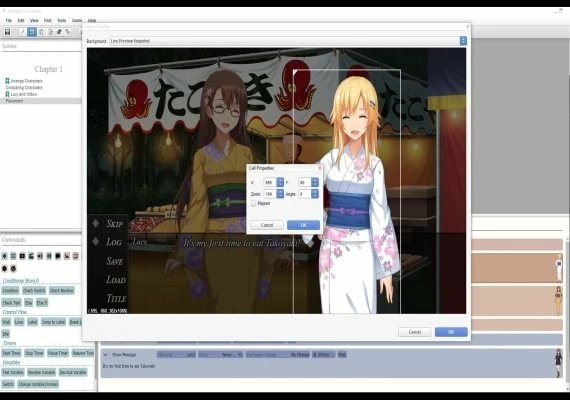 Visual Novel Maker + Live 2D EN/JA Global