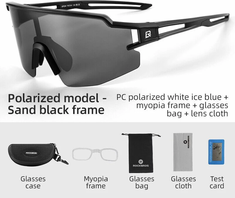 Syze sportive Rockbros, të zeza