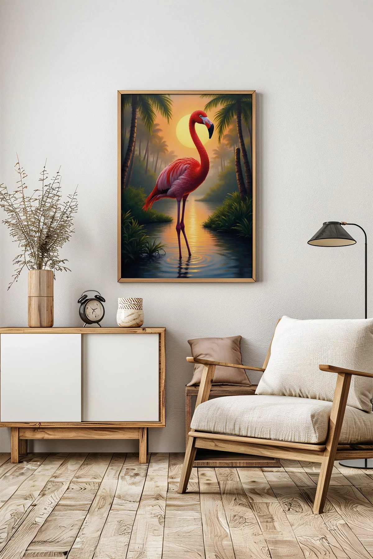 Pikturë dekorative me kornizë, Wallity, Artsrmdl7, shumëngjyrëshe, 33x48cm