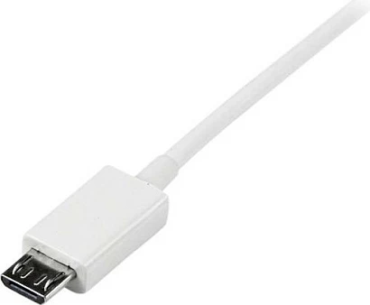 Kabllo USB StarTech USBPAUB2MW, USB-A në Micro-USB B, 2m, USB 2.0, e bardhë