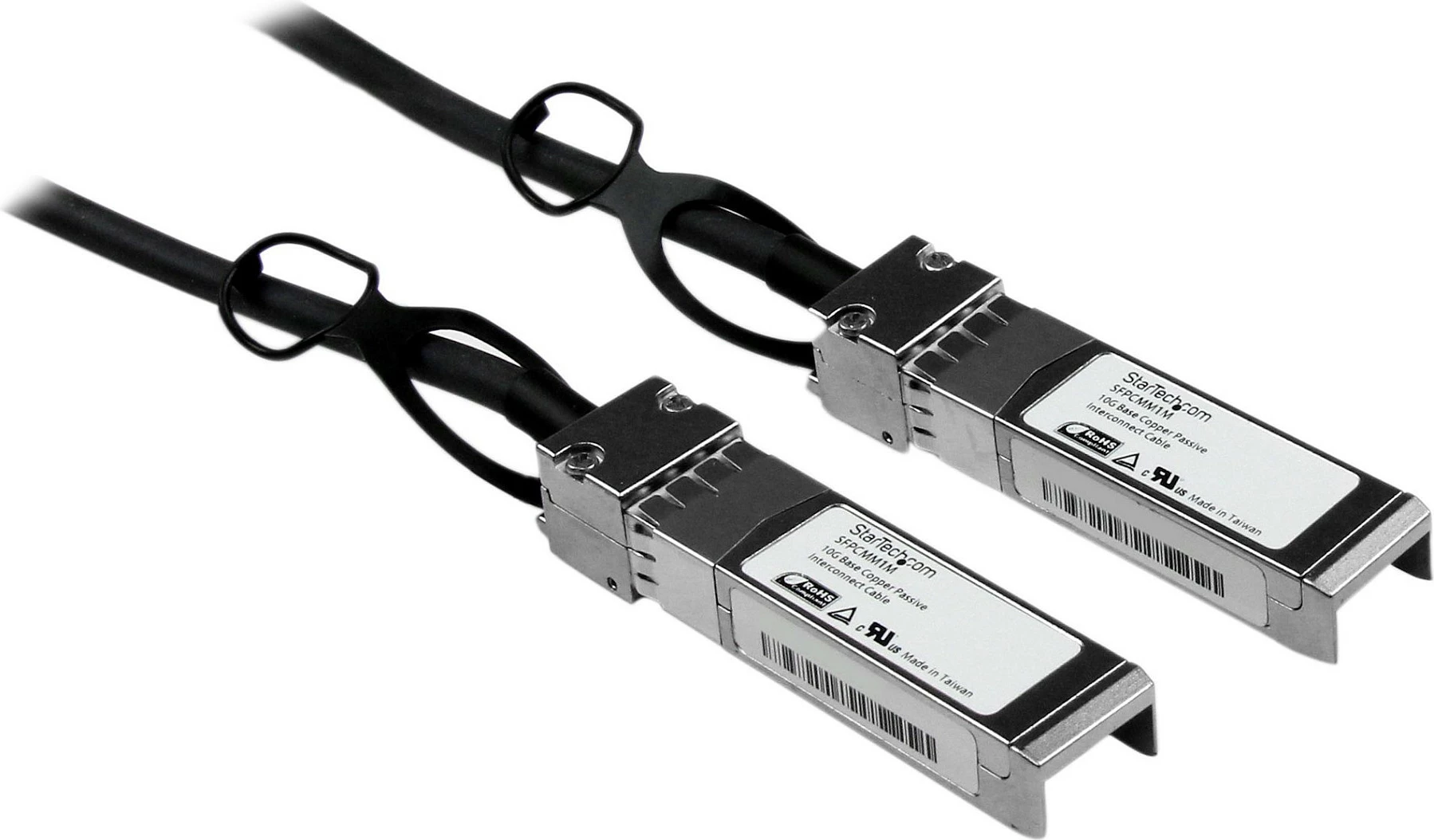 Kabllo DAC SFP+ StarTech SFPCMM1M, 1 m, 10Gbps, SFP+ në SFP+, e zezë