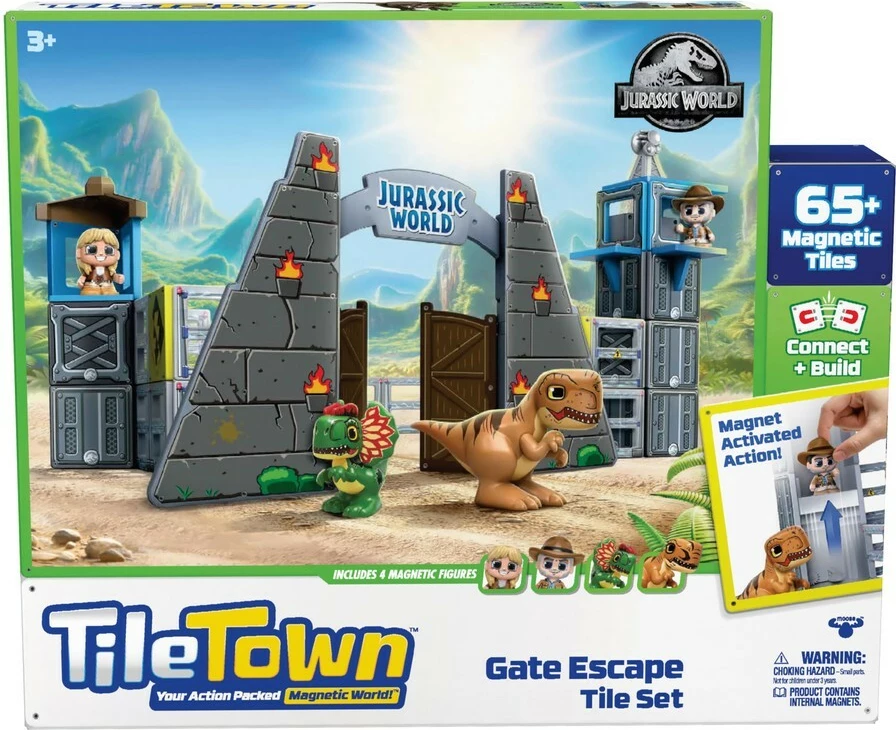 Tile Town Jurassic World Gate Escape