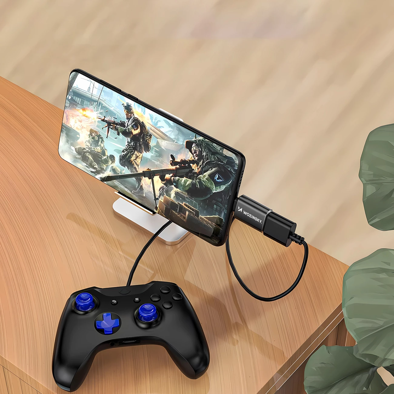Adapter OTG Lightning në USB-A, Wozinsky WALA-01, karikim i shpejtë dhe sinkronizim, e zezë