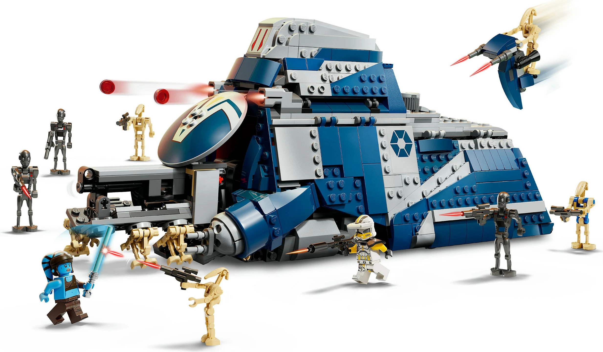 Set LEGO Star Wars Separatist MTT 75435, 976 copë, 12 minifigura, shumëngjyrësh