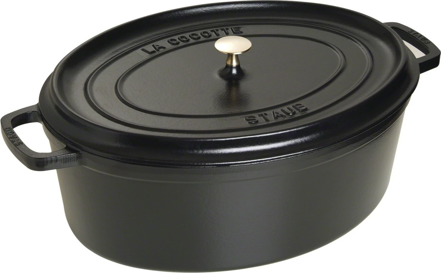 Tenxhere Staub La Cocotte 41cm, gize, e zezë