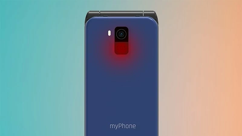 Celular myPhone FLIP LTE 4G Dual SIM 128MB/48MB 2.8\" USB-C, Blu