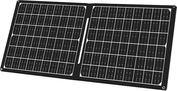 Panel solar i palosshëm LogiLink 30W, USB-C/USB-A, dalje DC, i zi