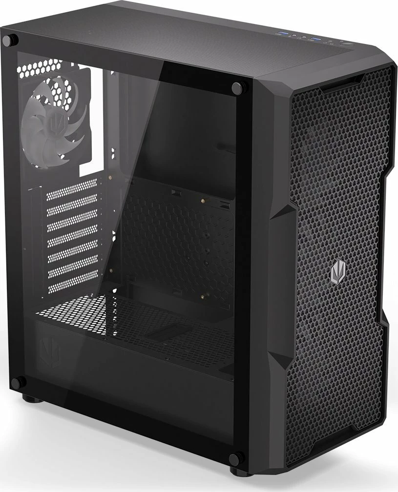 Kasë Endorfy Regnum 400 ARGB (EY2A009) Midi Tower ATX, panel xhami i temperuar, 4x 120mm PWM ARGB fan, e zezë