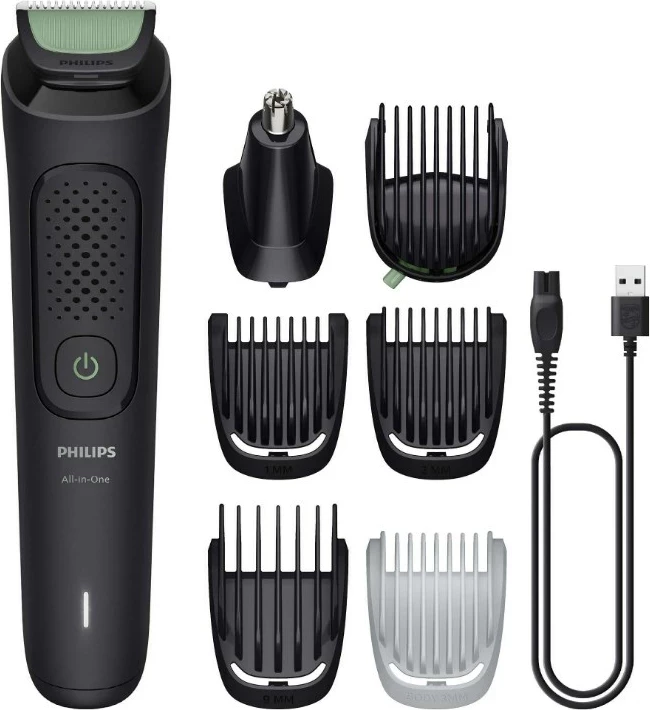 Trimer multifunksional Philips All-in-One 3000 Series MG3935/15 7-në-1, i zi