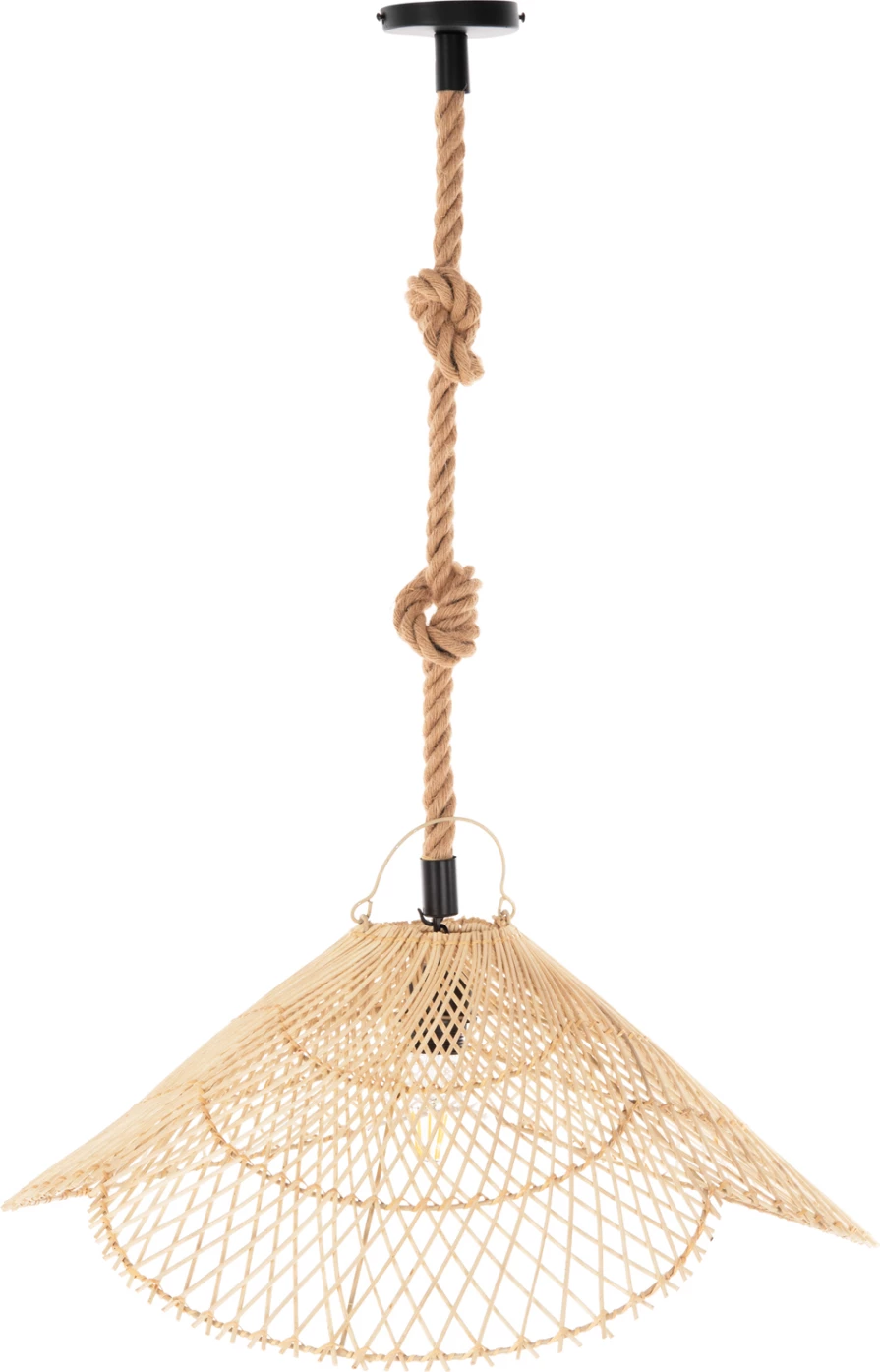 Llambë tavani varëse, ratan natyral, FH7878.02, 58.5x31cm