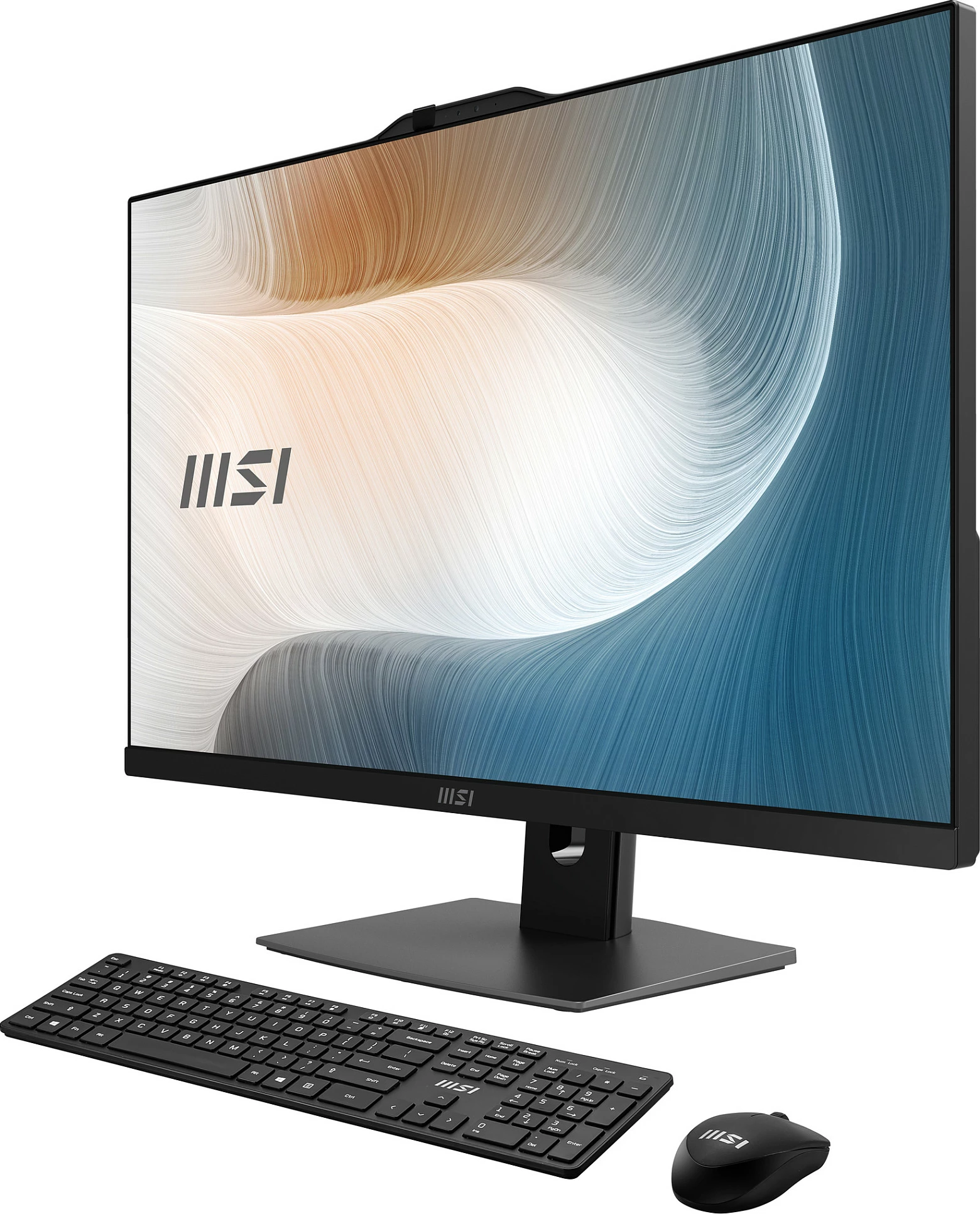 Kompjuter All-in-One MSI Modern AM242P 1M-1848AT, 23.8" Full HD, Intel Core 3, 8GB RAM, 256GB SSD, Windows 11 Pro, e zezë