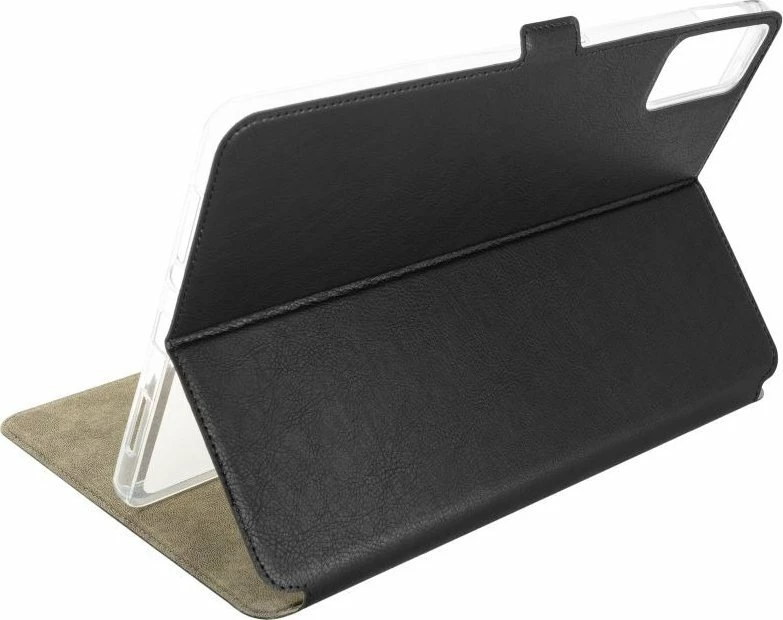 Mbështjellës flip Fixed Topic Tab Stand Case për Xiaomi Redmi Pad SE 11\" me stand, mbyllje magnetike, xhep kartele, 360° mbrojtje, i zi