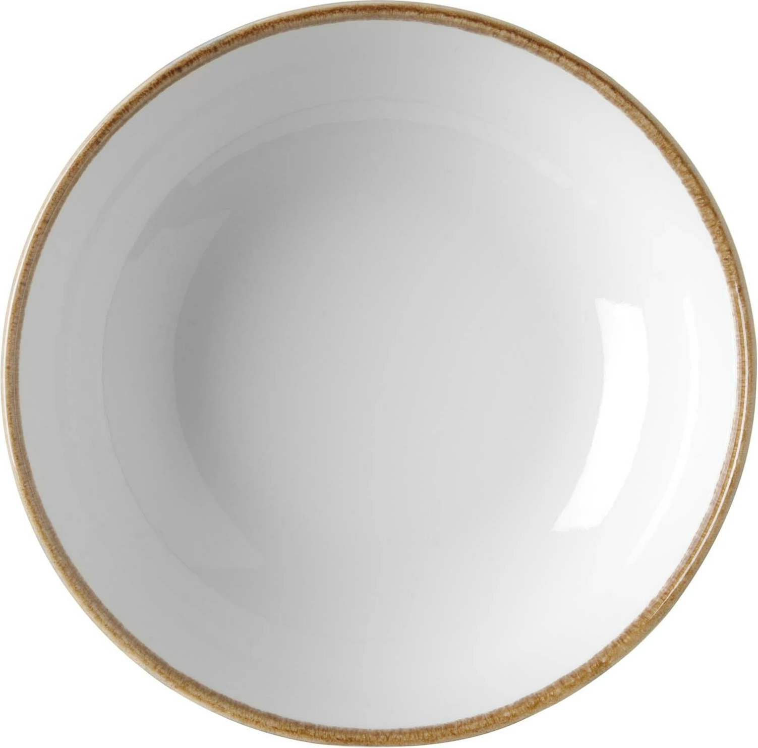 Tas bufeti Fine Dine Vanilla ø190 mm krem, set 6 copë