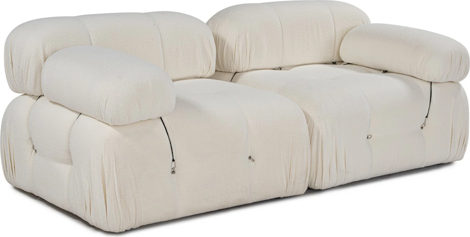 Divan dy ulëshe Atelier del Sofa, Bubble 2 Seater (L1-1R), krem