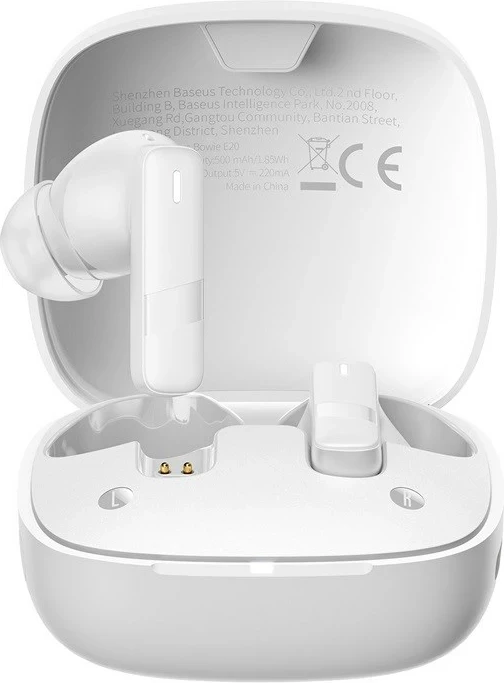 Kufje Baseus Bowie E20 Wireless In-ear Bluetooth, Bardhë