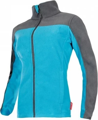 Xhaketë fleece për femra Lahti Pro L4010302, madhësi M, turkeze/gri