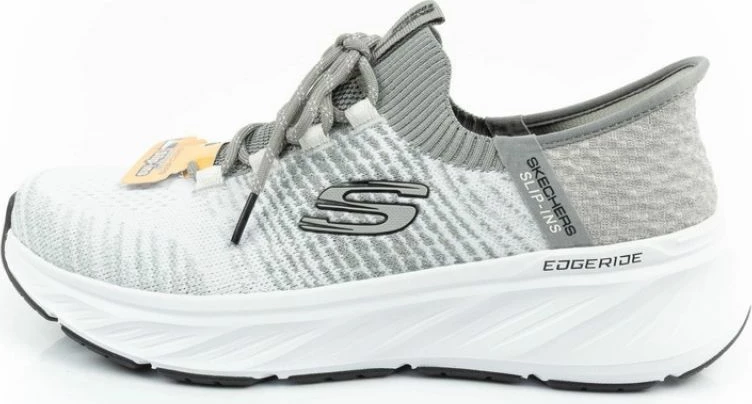 Atlete për meshkuj Skechers, të bardha dhe gri