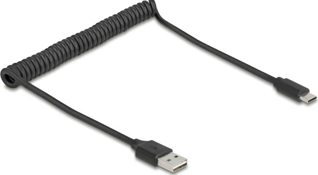 Kabllo USB DeLOCK 90133, 0.8m, USB A në USB A, USB 2.0, e zezë