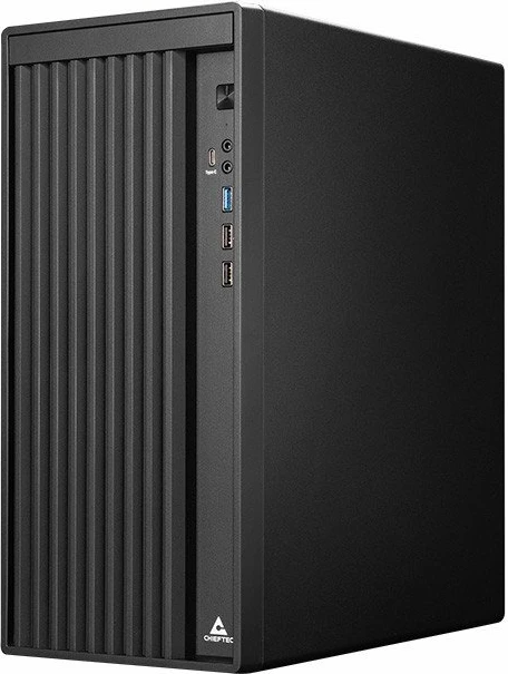 Kasë Chieftec BS-20B-OP mini tower uATX/Mini-ITX, pa PSU, USB-C, pa dritare, e zezë