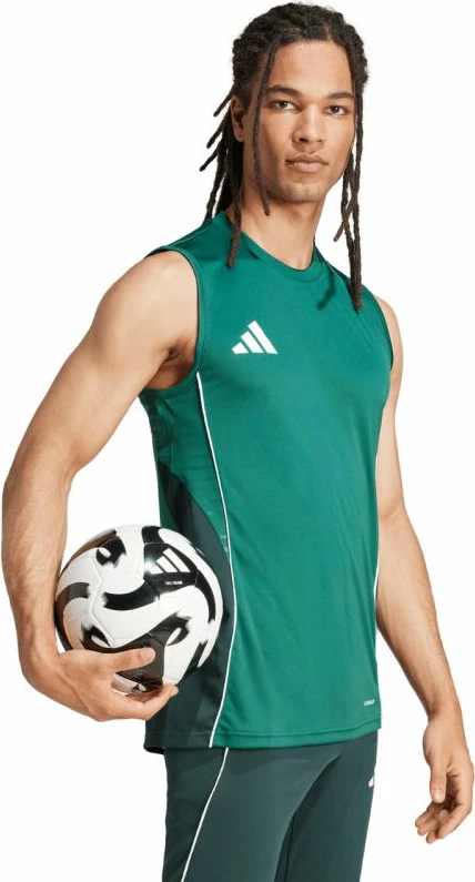 Fanellë pa mëngë për meshkuj adidas, e gjelbër [Madhësia: L]