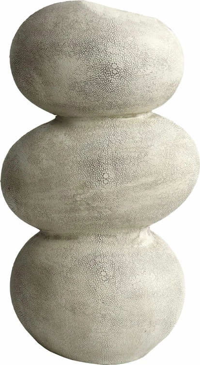 Vazo dekorative ARCODIE.II, ngjyrë gri guri, 18x14.5x32.5cm