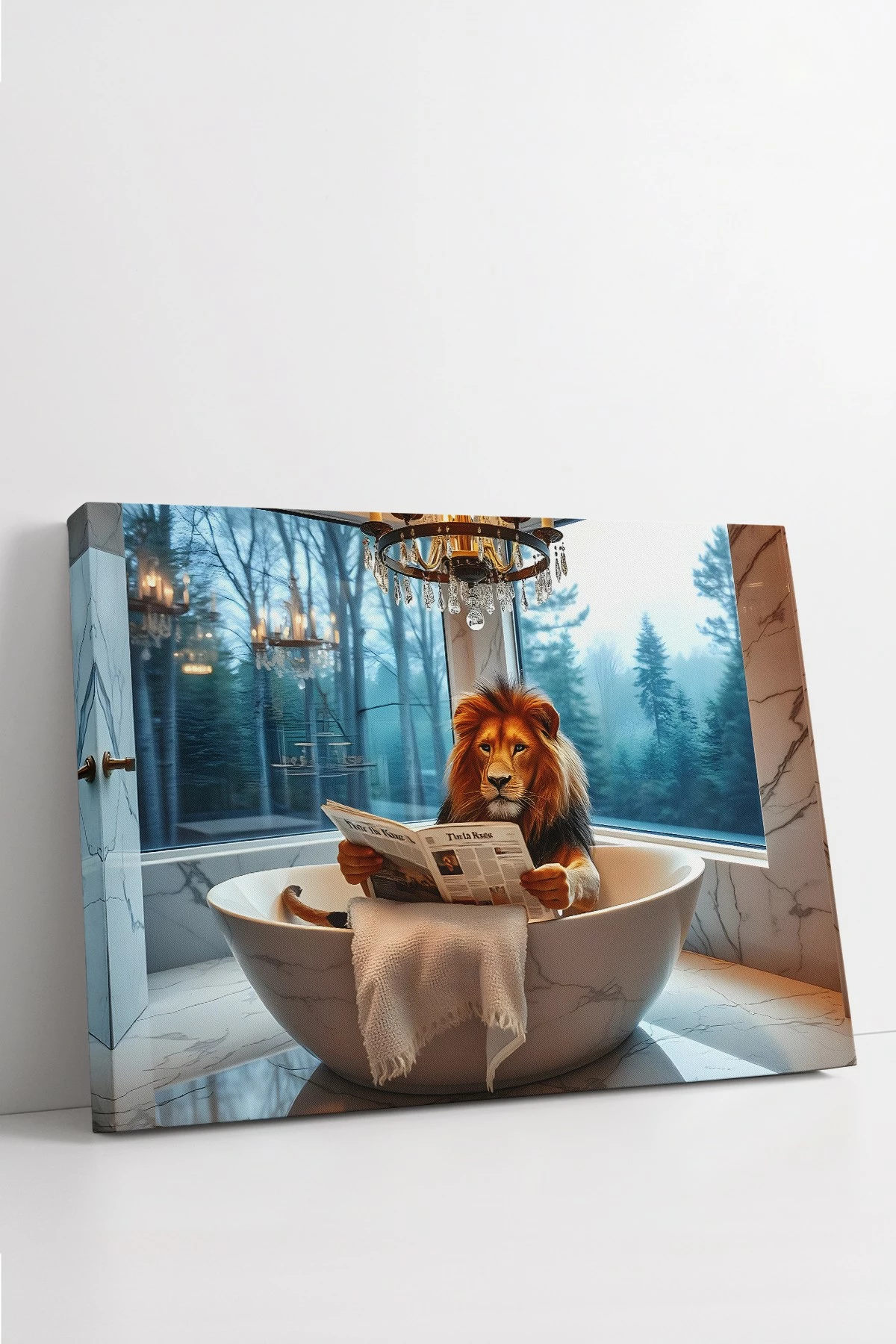 Pikturë dekorative në kanavacë, shumëngjyrëshe, Wallity, Ersyaıhyvn21, 50x70cm