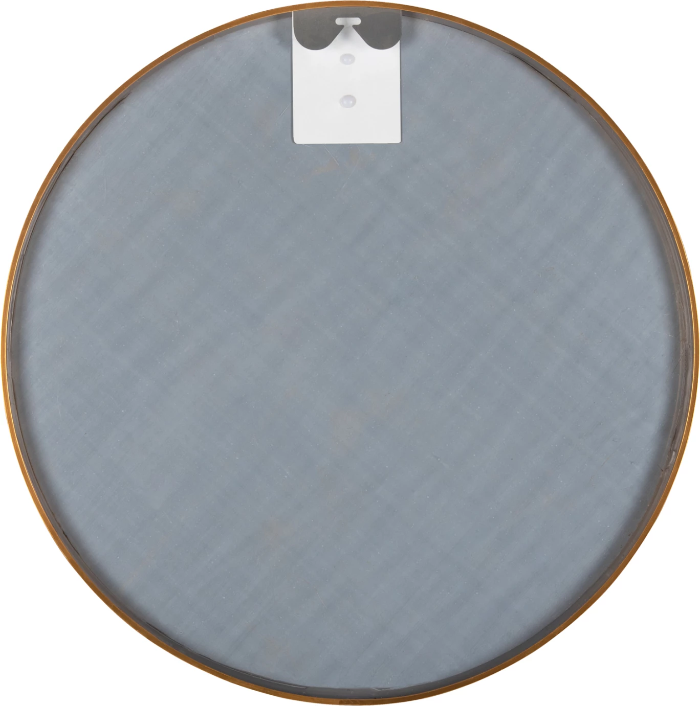 Pasqyrë muri e rrumbullakët FH9582.30, kornizë alumini në ngjyrë ari, Ø50x3 cm