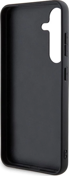 Mbështjellës BMW Leather Carbon për Samsung Galaxy S24, i zi