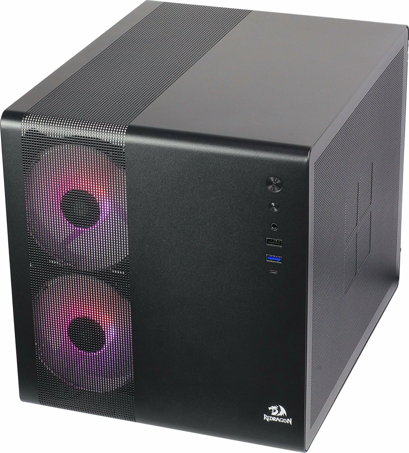 Kasë Redragon Pagos 1 GC-570 ARGB Mini Tower, pa PSU, e zezë
