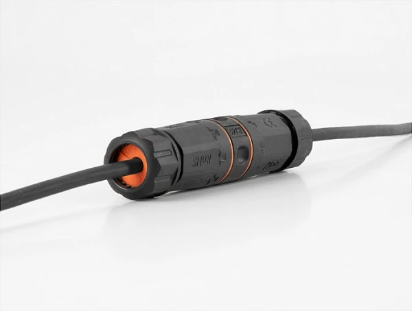 Konektor kabllo rrjeti DeLOCK LSA-LSA Cat.6A IP68, i zi