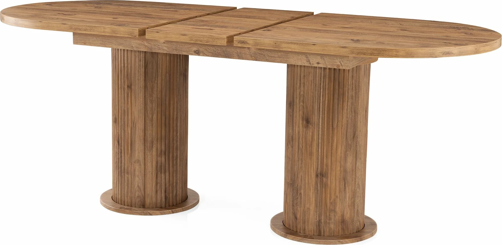 Tavolinë ngrënieje me zgjatje, ngjyrë arre, Skye Decor, Gusto - 2952