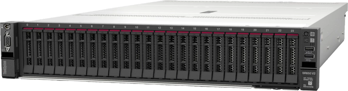 Server Lenovo ThinkSystem SR650 V2, me procesor Xeon Silver 4314