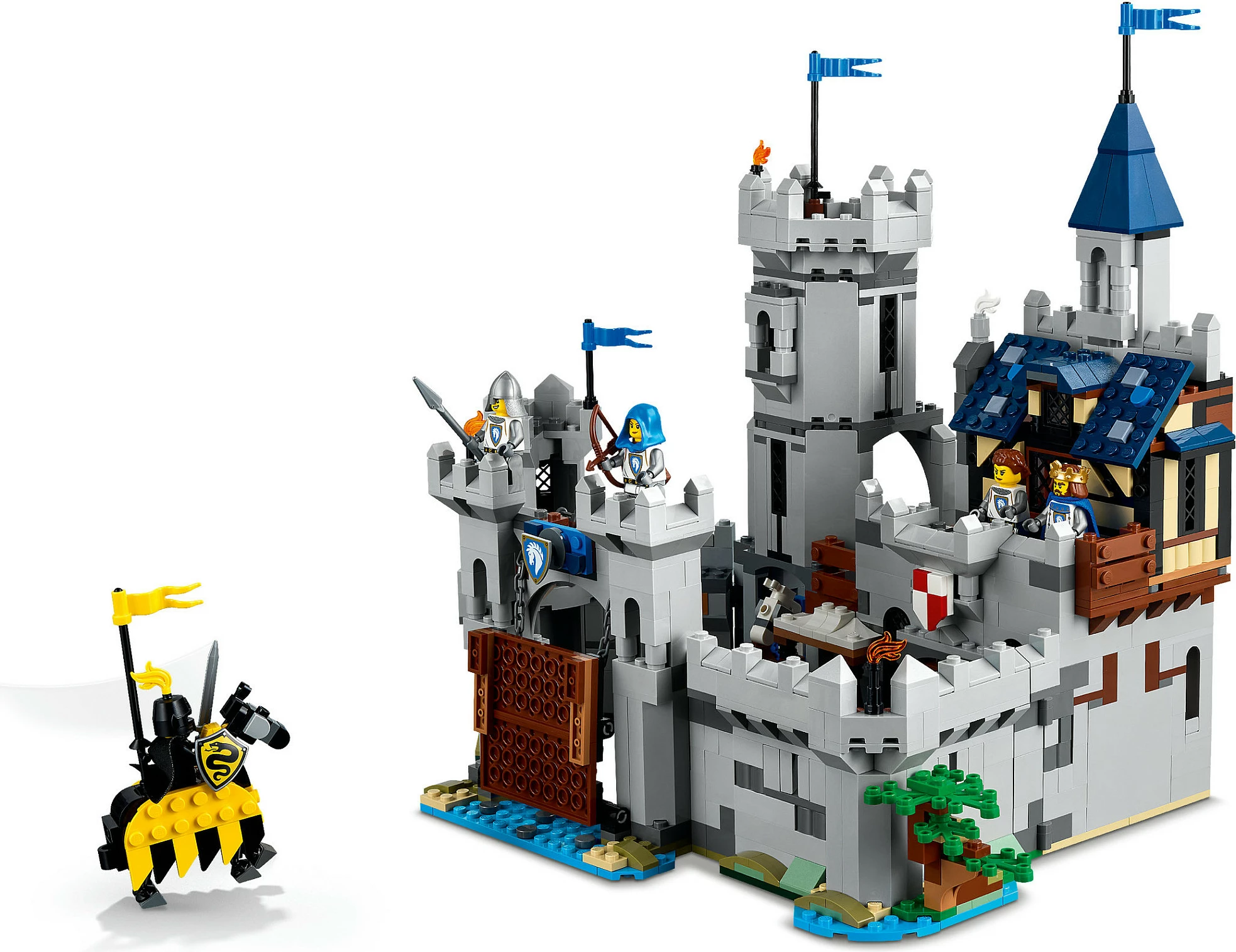 Set LEGO Creator 3in1 Medieval Horse Knight Castle 31168, 1371 copë, multikolor